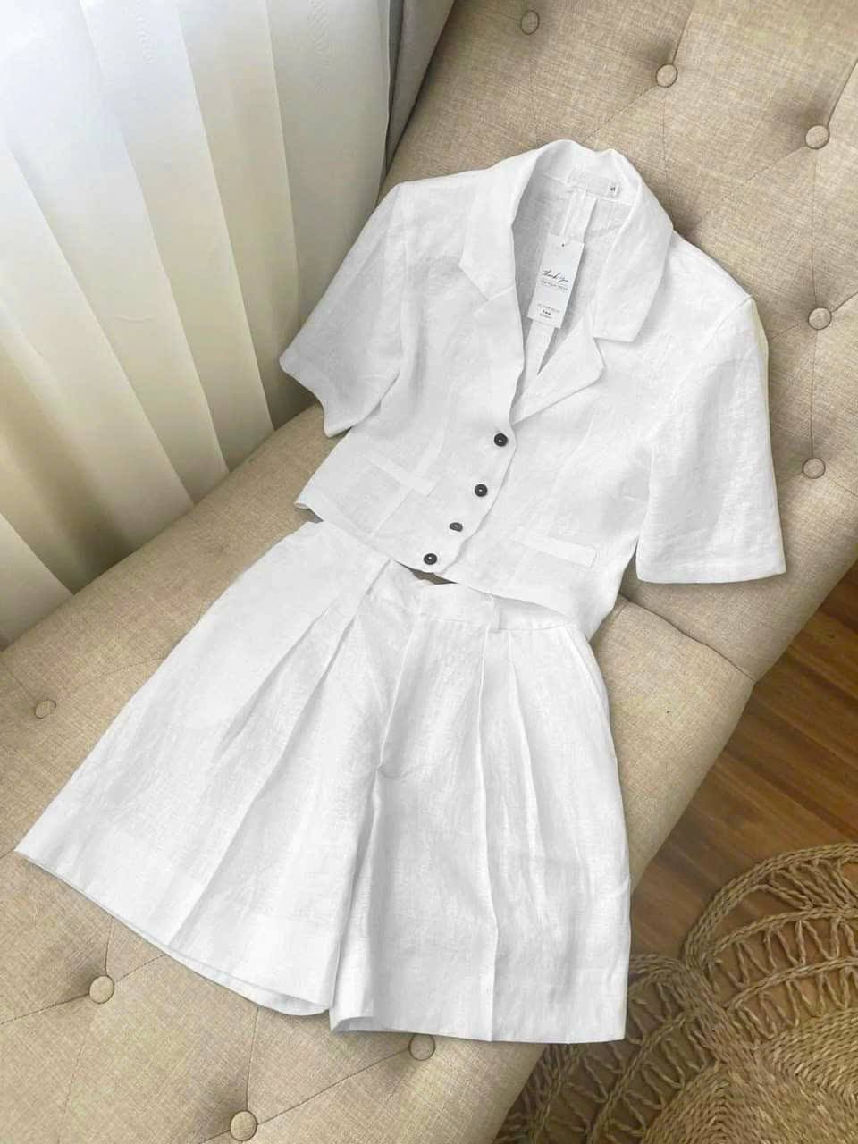 Set  đùi  linen  siêu đẹp QA59
