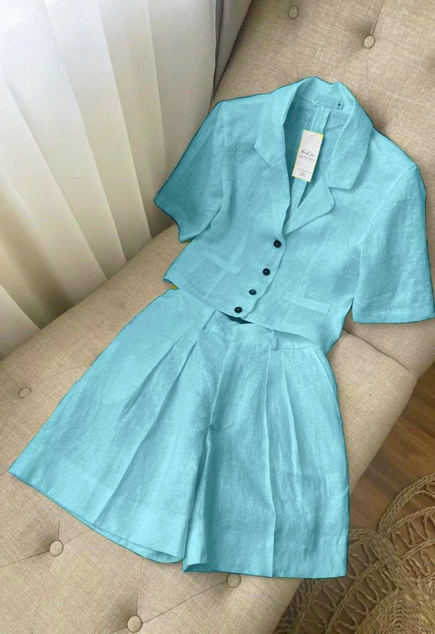 Set  đùi  linen  siêu đẹp QA59