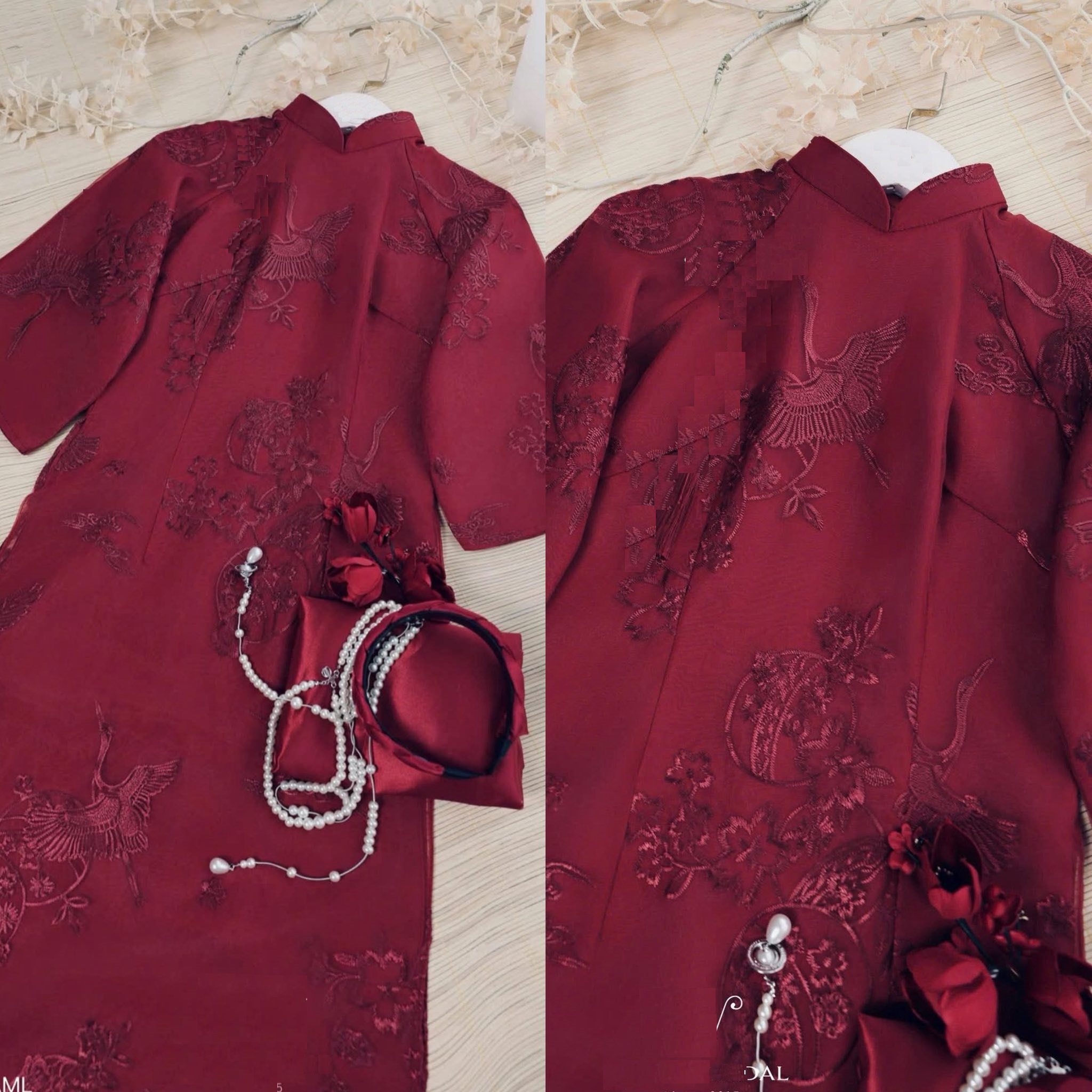 Bộ Áo Dài in 3D Thời Trang DA147.