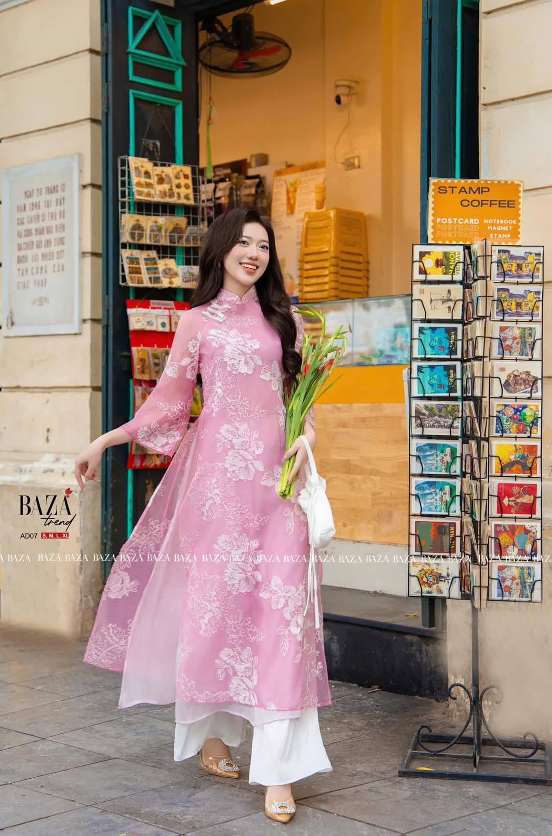 Bộ Áo Dài in 3D Thời Trang DA147.