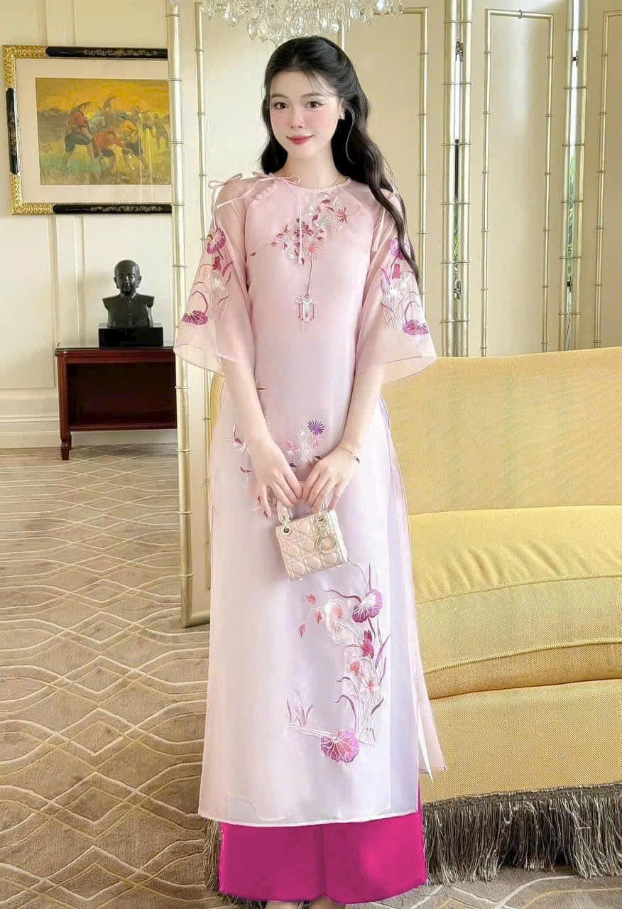 Bộ Áo Dài in 3D Thời Trang DA147.