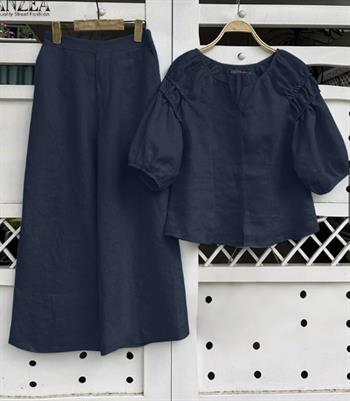 Chỉ #219k - Có  ngay  set  bộ thời trang  linen. -  Vải  linen bột mặc mùa hè, thấm hút mồ  hoi
- Form suông  dễ mặc, tiện lợi
- Quần lưng sau chun, lưng  trước khóa kéo