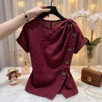 Áo kiểu Thời Trang AK727 siêu  đẹp ==>  Giá Chỉ #159K
- Vải linen  thun - co giãn, mặc  mùa  hè
- Form ôm  dễ mặc, dễ mix  đồ
- Đủ size lựa chọn từ 43kg - 60kg 